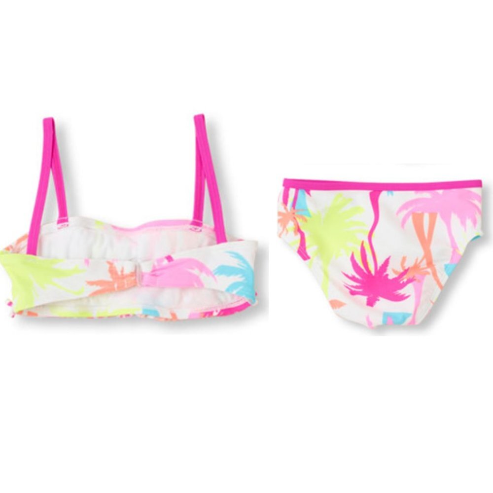The Children's Place Girl Swim Set Palm Bikini Top Toddler UPF 50+Lined … - Picture 7 of 8